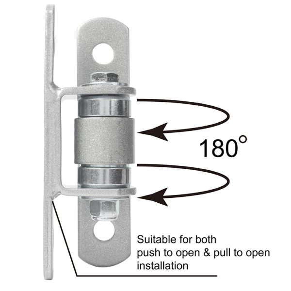 2pcs Heavy Duty Bolt on Sealed Bearing Outdoor Gate For Large Heavy Driveway Gates Up to 499KG