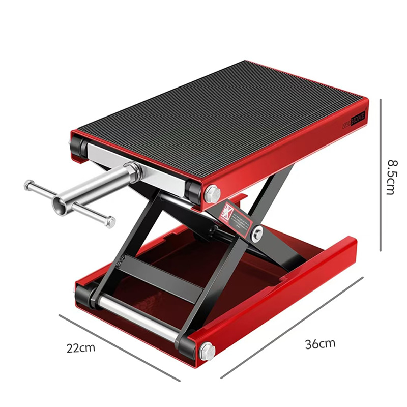 Motorcycle Elevating Platform With Jack Steel Deck For Motorcycles ATVs Bikes