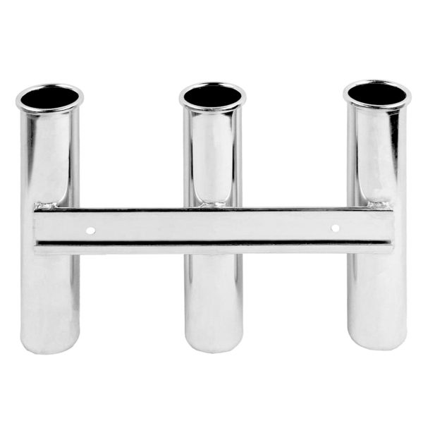 3-6 Tubes Fishing Rod Rack Stainless Steel Boat Rod Holder Bracket