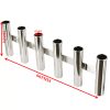 3-6 Tubes Fishing Rod Rack Stainless Steel Boat Rod Holder Bracket