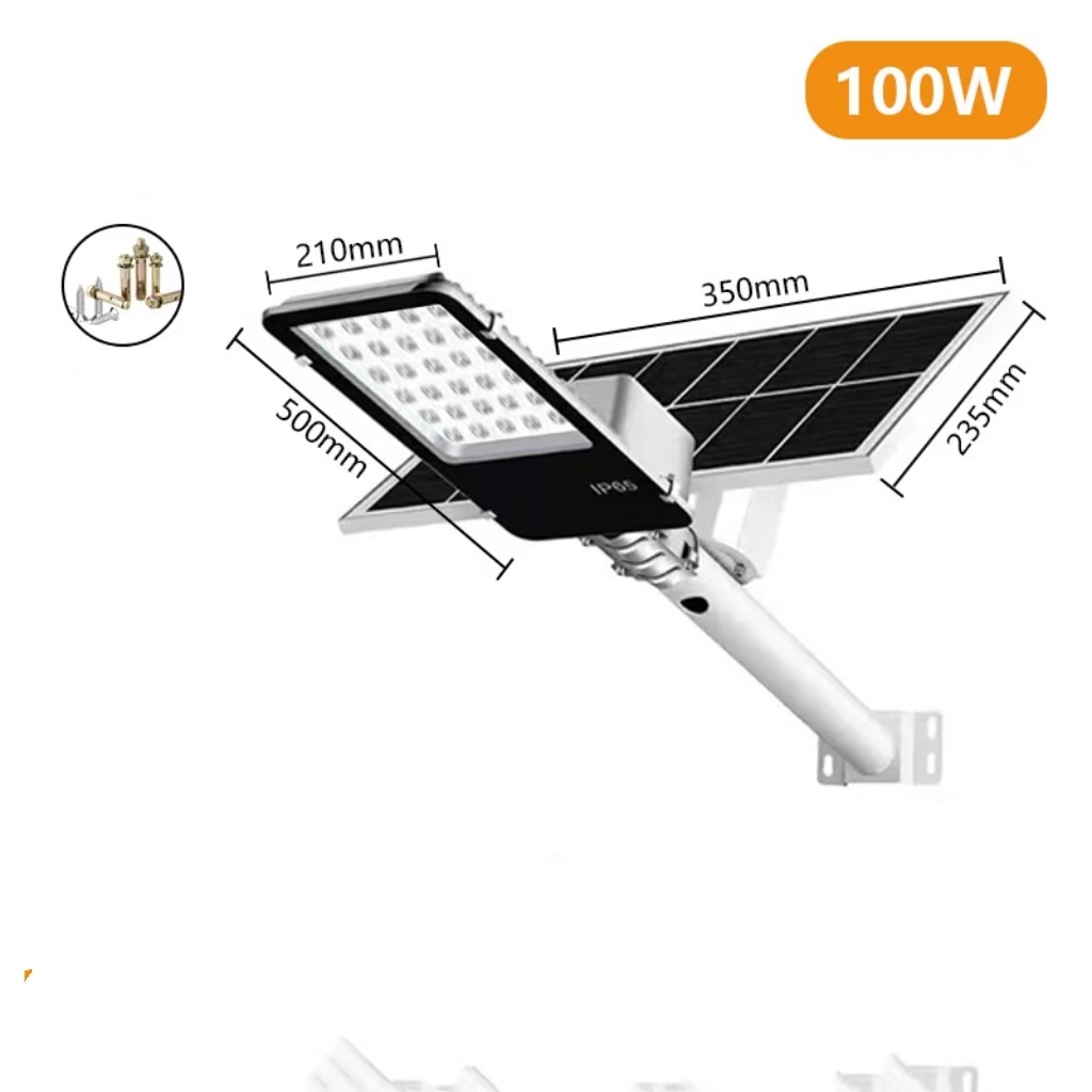 LED Solar Flood Lights 100W 200W 300W 400W Outdoor IP65 Waterproof with Remote Control For Parking Lot Yard Garden