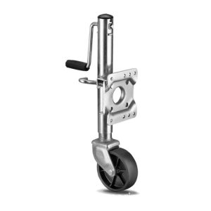 Lift Rear Swing Trailer Jack With A Wheel 454KG Capacity