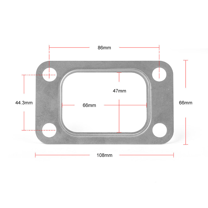 T3 Turbine Flange Gaskets Fit for T3 T34 T35 T38 GT35 GT35R 4 Holes