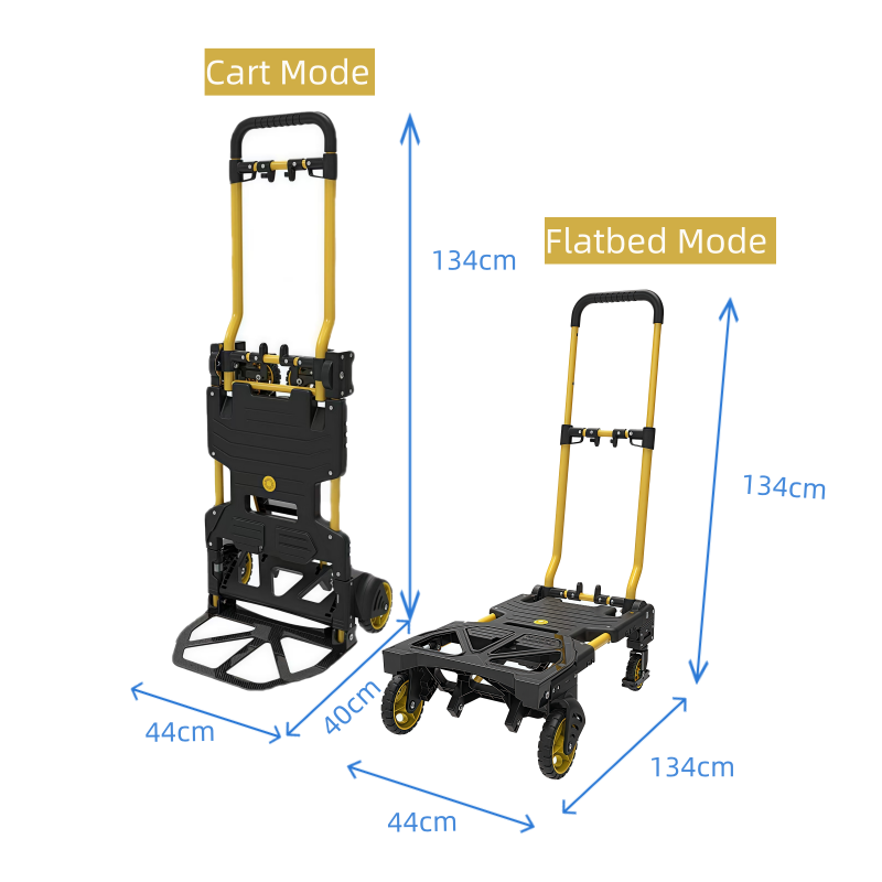 Stanley Hand Truck Foldable Warehouse Handling Industrial Trailer