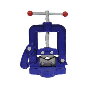 Bench Pipe Vise Yoke Hinged Clamp on Type Threader Pipe Plumbing Vise Tools Heavy Duty 2