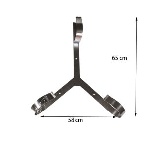 Ring Buoy Bracket Cross Stainless Steel Suitable for Swimming Pools Docks Ships