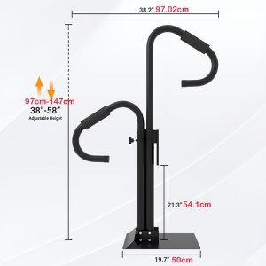 2 Way Hot Tub Handrail Adjustable Height SPA Handrail with 360° Swivel Option Hot Tub Railing to Get in and out
