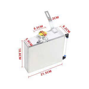 2L Aluminium TK48 Coolant Overflow Tank Overflow Reservoir Oil Catch Can for MK III IV 7MGTE 2JZGT