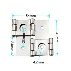 20pcs Double Acting Hinges Retro Style Iron Folding Screen Hinges for Cabinets Doors Vintage Furniture and Screen Gates
