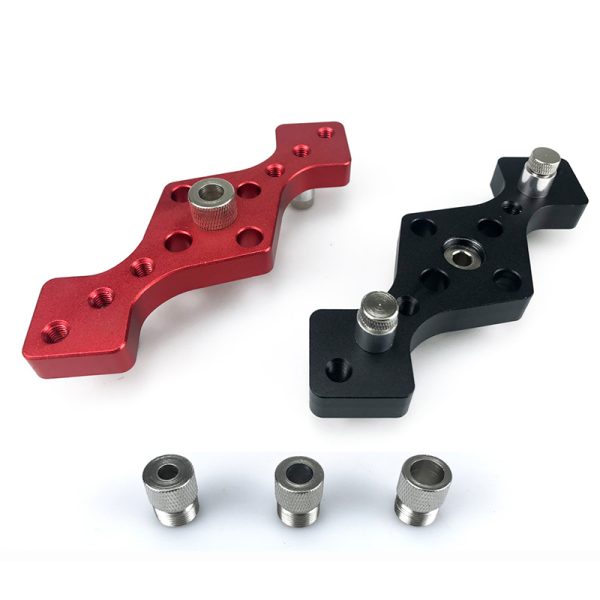 Dowel Jig Kit for Woodworking Floating Shelf Bracket Wood Dowel Panel Puncher Locator Line Scriber Woodworking Joints Positioner Tool