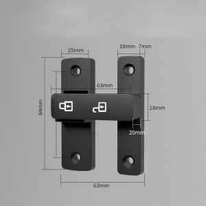 2pcs Flip Latch Locks for Swinging Door or Sliding Door 90 Degree 180 Degree Door Lock Latch Bolt