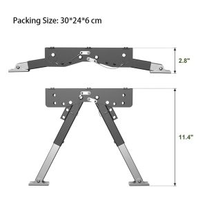 RV Step Stabilizer Adjustable Height Angle from 2.8 Inch to 11.4 Inch for Travel Trailers