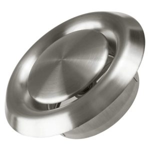 Stainless Steel Air Vent Cover Easy Install with Controllable Air Volume for Home Ceiling or Wall Ventilation
