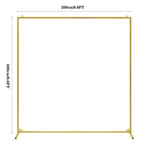 Arch Backdrop Stand Gold Balloon Arch for Ceremony Birthday Party Baby Shower Graduation Ceremony Decor