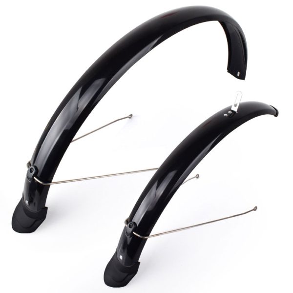 Bike Fenders Set for 26 Inch 27.5 Inch 29 Inch 700C Bike Fits to 46mm 60mm Tire Width Black