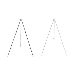 Camping Campfire Tripod with Carrying Bag Portable Lightweight Aluminium 78cm Height