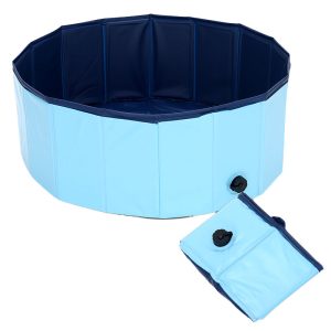 Foldable Dog Bath Pool Plastic Kiddie Pool Collapsible Bathtub for Pets Kids Baby and Toddler
