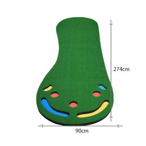 Golf Practice Mat Golf Training Aid Advanced Golf Hitting Mat for Indoor Outdoor Portable Golf Impact Mat