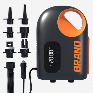 Inflatable SUP Air Pump 20PSI Electric Rechargeable Battery-Powered Inflation Deflation 2 in 1 Inflatable Tent Boats Pool