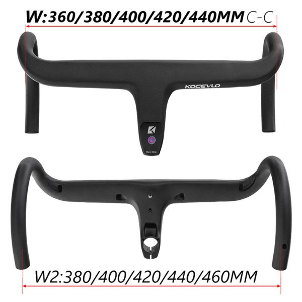 Integrated Bicycle Handlebar for Bicycle Steering Wheel Integrated Carbon Handlebar