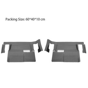 2pcs Toyota Prado Floor Mat for 2024-2025 Toyota Prado LC250 Floor Pad Waterproof Carpet Mat