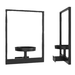 2pcs Wall Plant Stand Metal Plant Window Basket Wall-Mounted Hanging Flower Pot Rack Picture Frame Wall Plant Holder