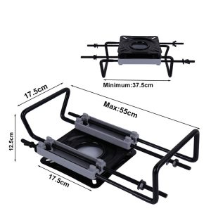 Adjustable Boat Seat Clamp Seat Mount Boat Seat Mount Bracket Locking Swivel Boating Tool
