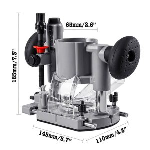Aluminium Alloy Plunge Router Base for Compact Router Palm Router 65mm Router Tool