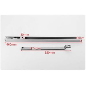 Automatic Hydraulic Door Closer Sliding Rod Door Closer Aluminium Flat Push Door Closer for Heavy Duty Door