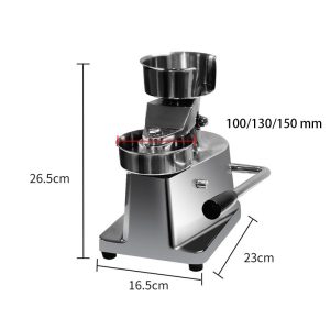 Commercial Burger Patty Maker Patty Press Maker Stainless Steel Hamburger Press Heavy Duty Patty Forming Processor