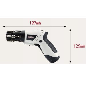 Electric Screwdriver Rechargeable Cordless Screwdriver Tool Rotated 180 Degrees 3Nm Max Torque 4.8V Cordless Drill Set