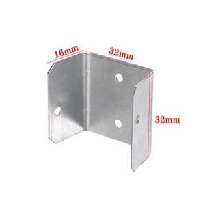 20pcs Fence Panel Clips Trellis U Clip Brackets Galvanised Fencing Clips for Timber Posts Secure Fence