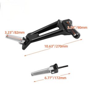Motorcycle Rear Foot Pegs Passenger Footrest Foot Pegs Bracket For 2021-2023 Honda Rebel CMX1100-3