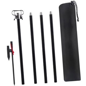 Outdoor Lantern Stand Portable Camping Lamp Holder Design for Campgrounds and Power Outages