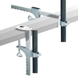 Patio Umbrella Clamp Parasol Holder Umbrella Table Clamp Adjustable Umbrella Pole Clamp for Railings Patios Tables