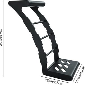Spare Wheel Step Sturdy Truck Ladder High-Capacity Tire Step Car Rooftop Ladder Outdoor Adventure Step Secure Non-Slip-10