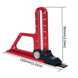 Table Saw Height Gauge Adjustable Set Gauge Multifunctional Woodworking Tool