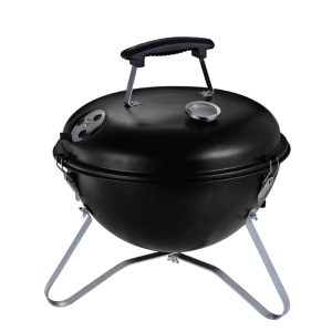 Kettle Portable Charcoal Grill Charcoal BBQ Stove 14 Inch Charcoal BBQ Grill with Thermometer for Camping Garden Patio
