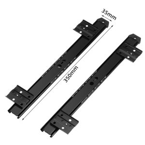 1Pair Keyboard Slide Rail Keyboard Drawer Slide Rails for Computer Desk Keyboard Tray Under Desk