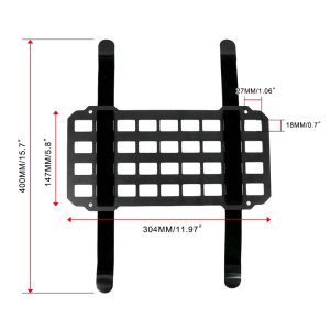 Rigid Car Visor Organizer Molle Sun Visor Panel Vehicle Tactical Insert Panel Storage Cover for Vehicles SUV Truck