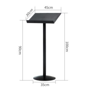 Vertical Floor Menu Stand Restaurant Brochure Menu Holder Pedestal Sign Holder Catalogue Browser Stand Lectern Stand