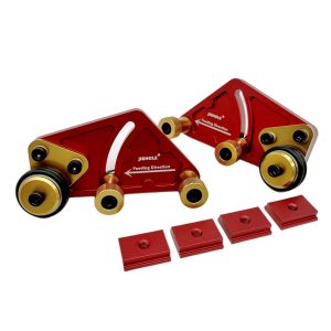 1 Pair Woodworking Featherboard Roller Guide Bearing Roller Guide for Flip Routers Circular Saws Table Saws