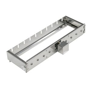 Automatic Rotary Grill Skewer Rotary BBQ Rack Frame with Adjustable Width Rolling Kebab Machine for Camping Garden