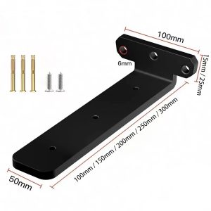 2pcs Floating Shelf Supports Hidden Shelf Brackets for Floating Wood Shelves