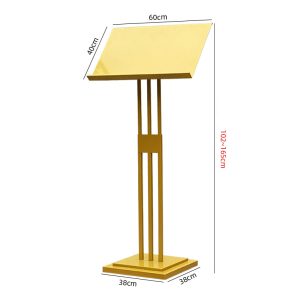 Floor Menu Stand Lectern Stand Brochure Stand Adjustable Height
