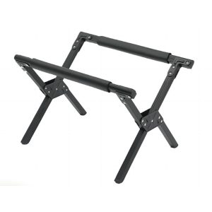 Folding Fridge Stand Aluminium Alloy Cooler Box Stand Foldable Ice Bucket Stand Holder for Picnic Camping Hiking