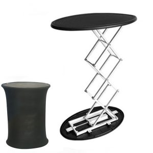 Pop Up Display Counter Stand Cylinder Lift Display Stand Pop Up Trade Show Table Counter Pop Up Podium