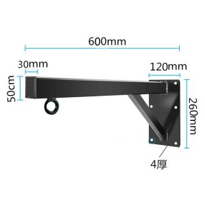 Wall Mount Heavy Bag Hanger Boxing Bag Bracket Boxing Punching Bag Wall Bracket for Home Gym and Outdoor Training