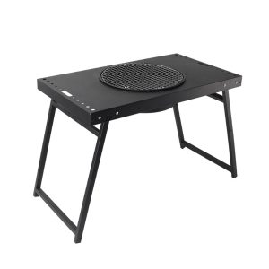 Folding Charcoal BBQ Grill Table Portable Barbecue Table Outdoor Grill Rack for Camping Picnic