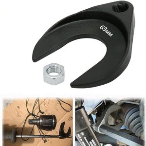 Inner CV Axle Removal Tool 63mm with Nut Front Wheel Drive CV Axle Puller for Slide Hammers with 5/8-18 Threads